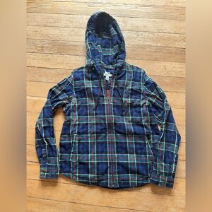 LL Bean Flannel Zip
